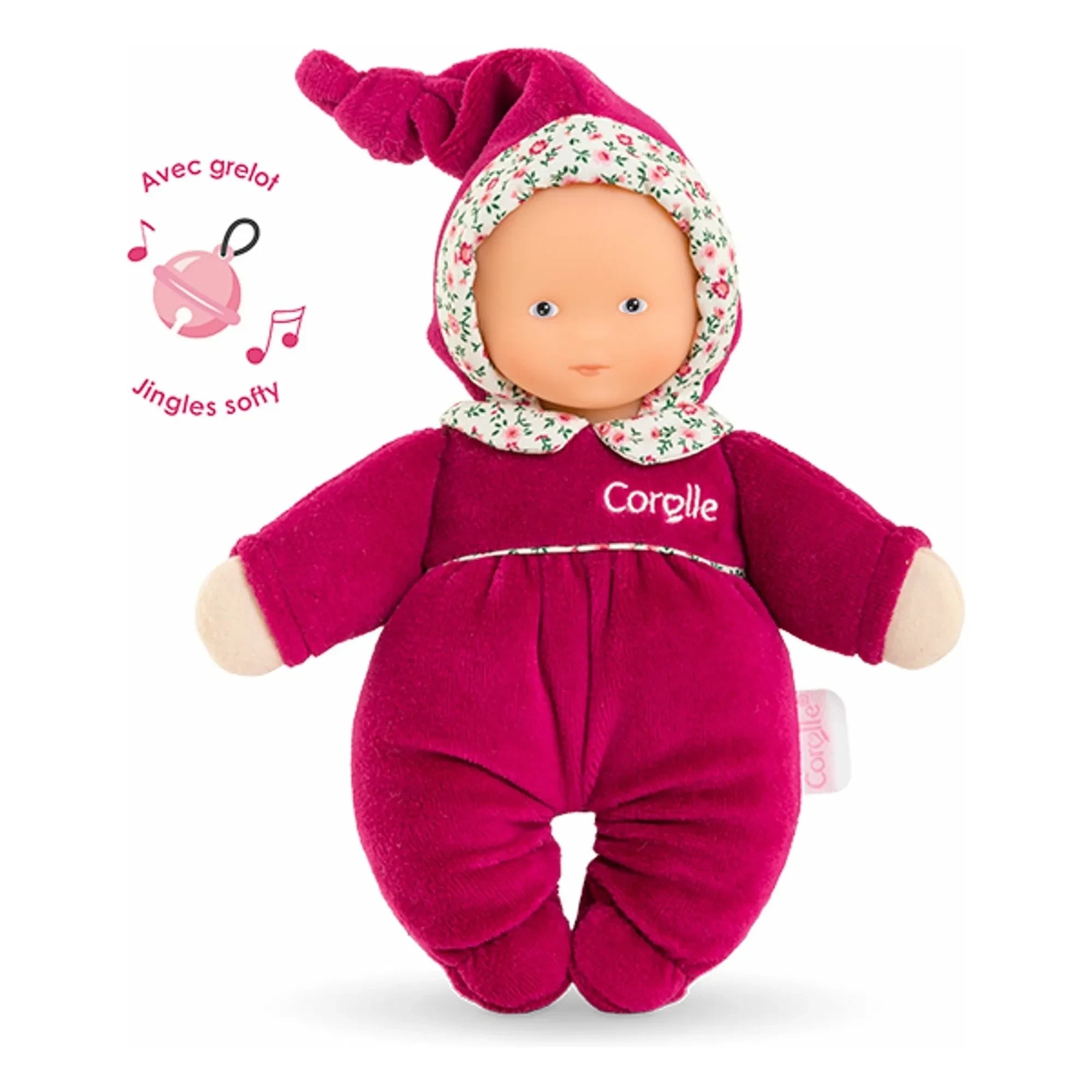 Corolle - Babidoux - Pink Pomegranate Soft toy | Fuchsia