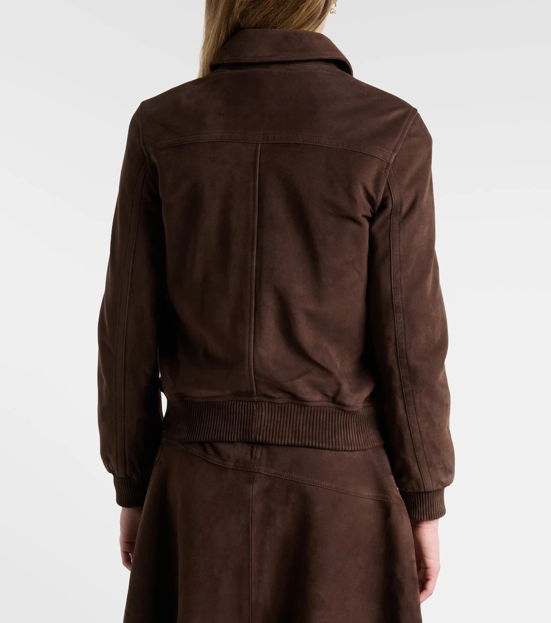 Yves Salomon - Suede bomber jacket