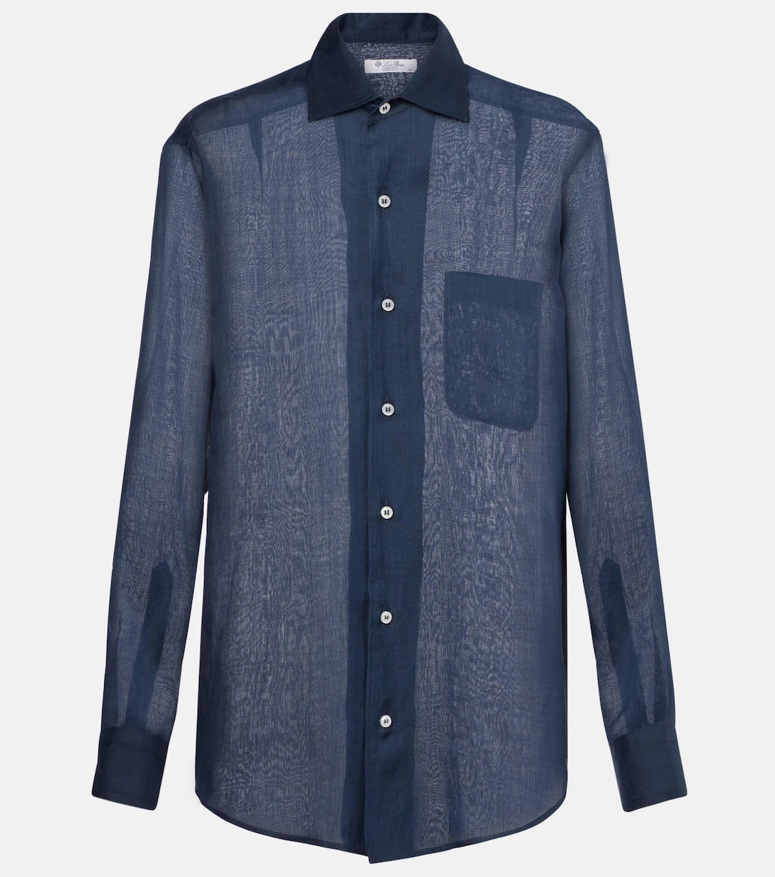Loro Piana - Semi-sheer ramie shirt