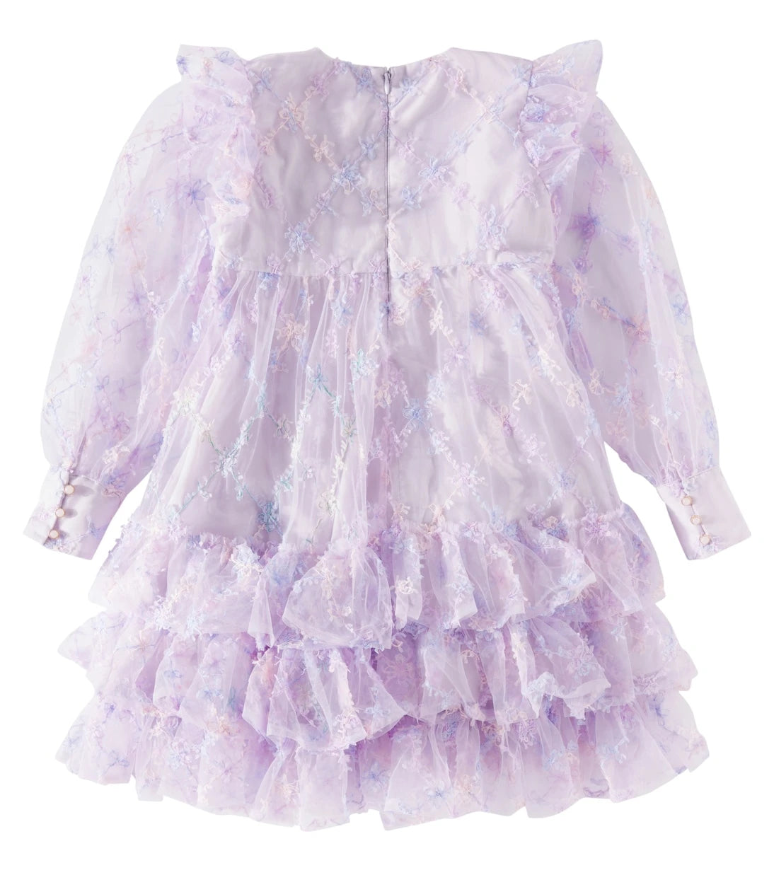 Tutu Du Monde - Broderie ruffled tulle dress