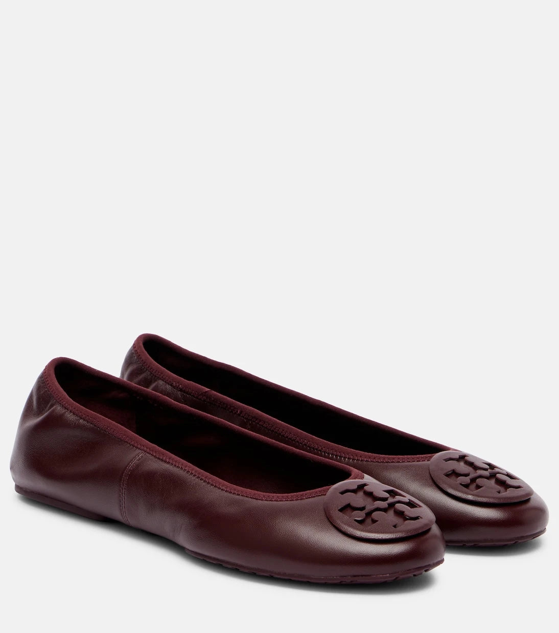 Tory Burch - Reva Travel leather ballet flats