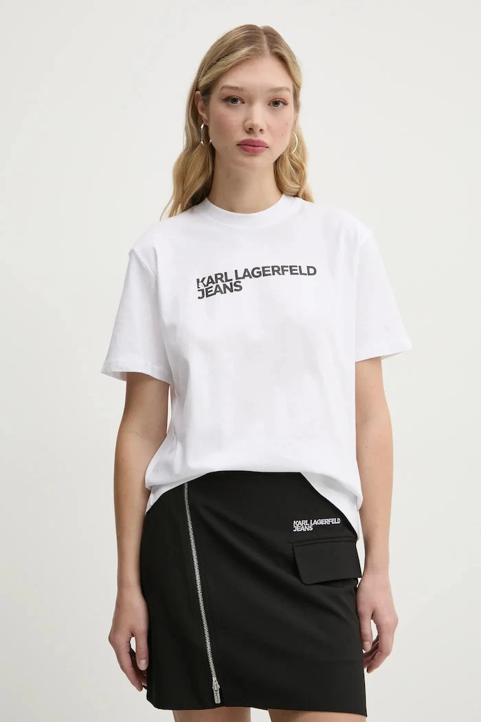 Karl Lagerfeld Jeans тениска дамска от памук