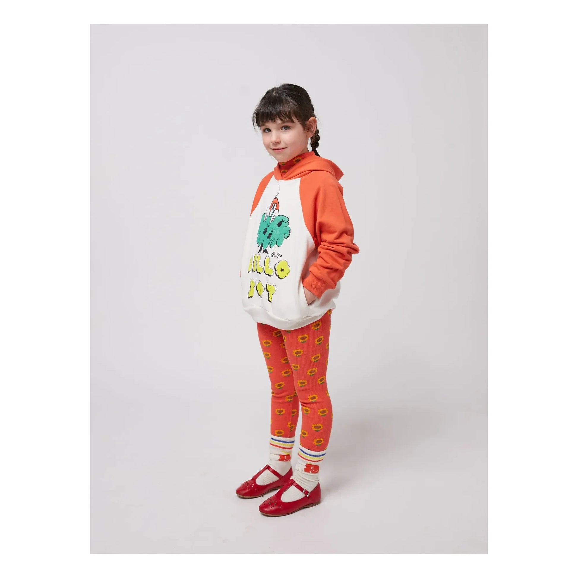 Bobo Choses - Hello Joy Hoodie Organic cotton | Red