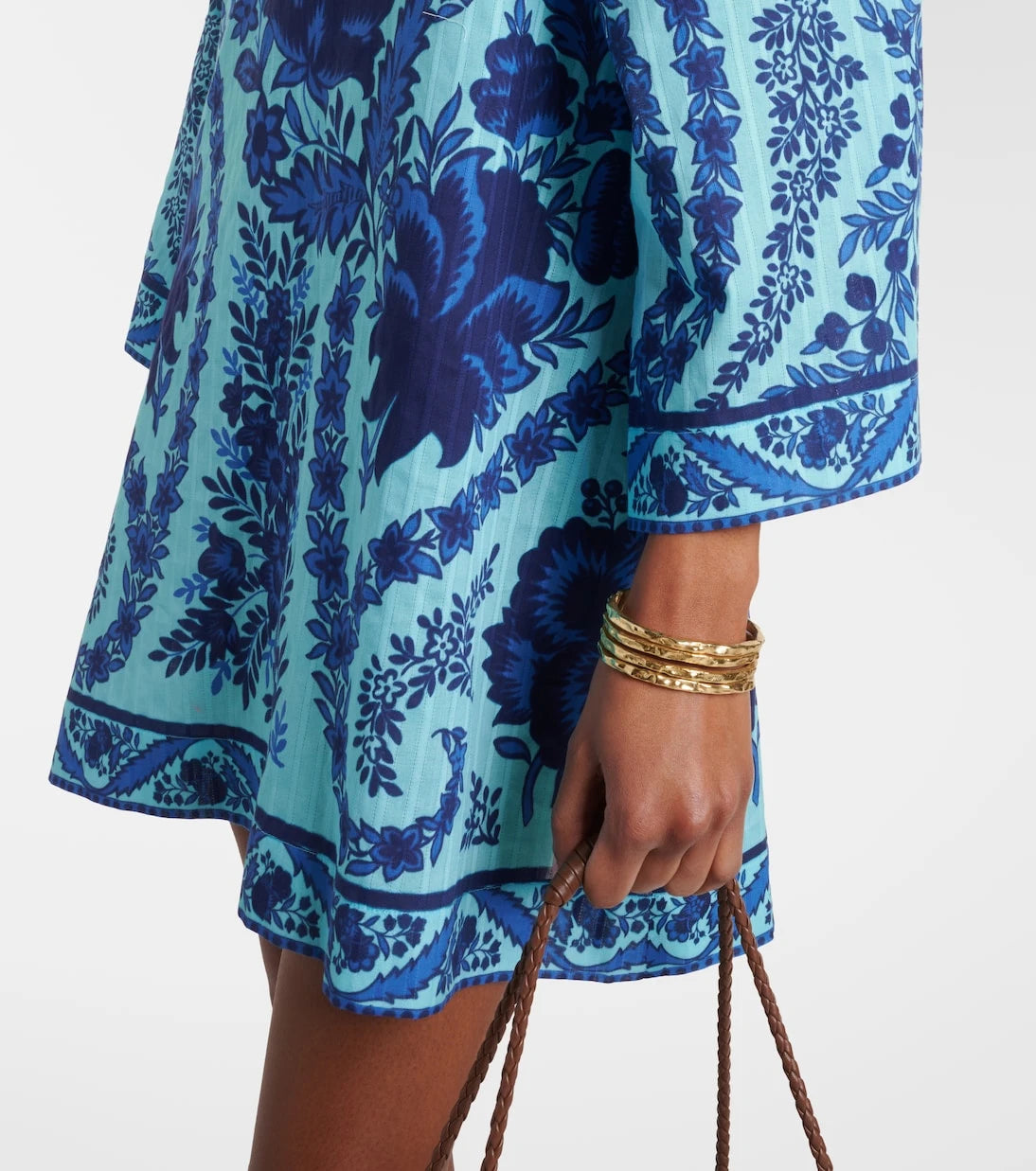 Etro - Paisley oversized cotton minidress