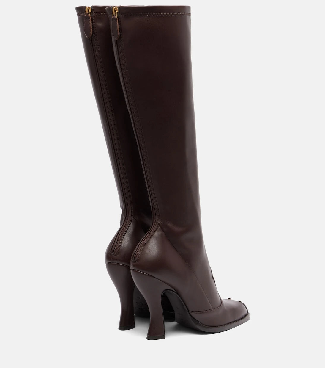 Etro - Studded leather knee-high boots
