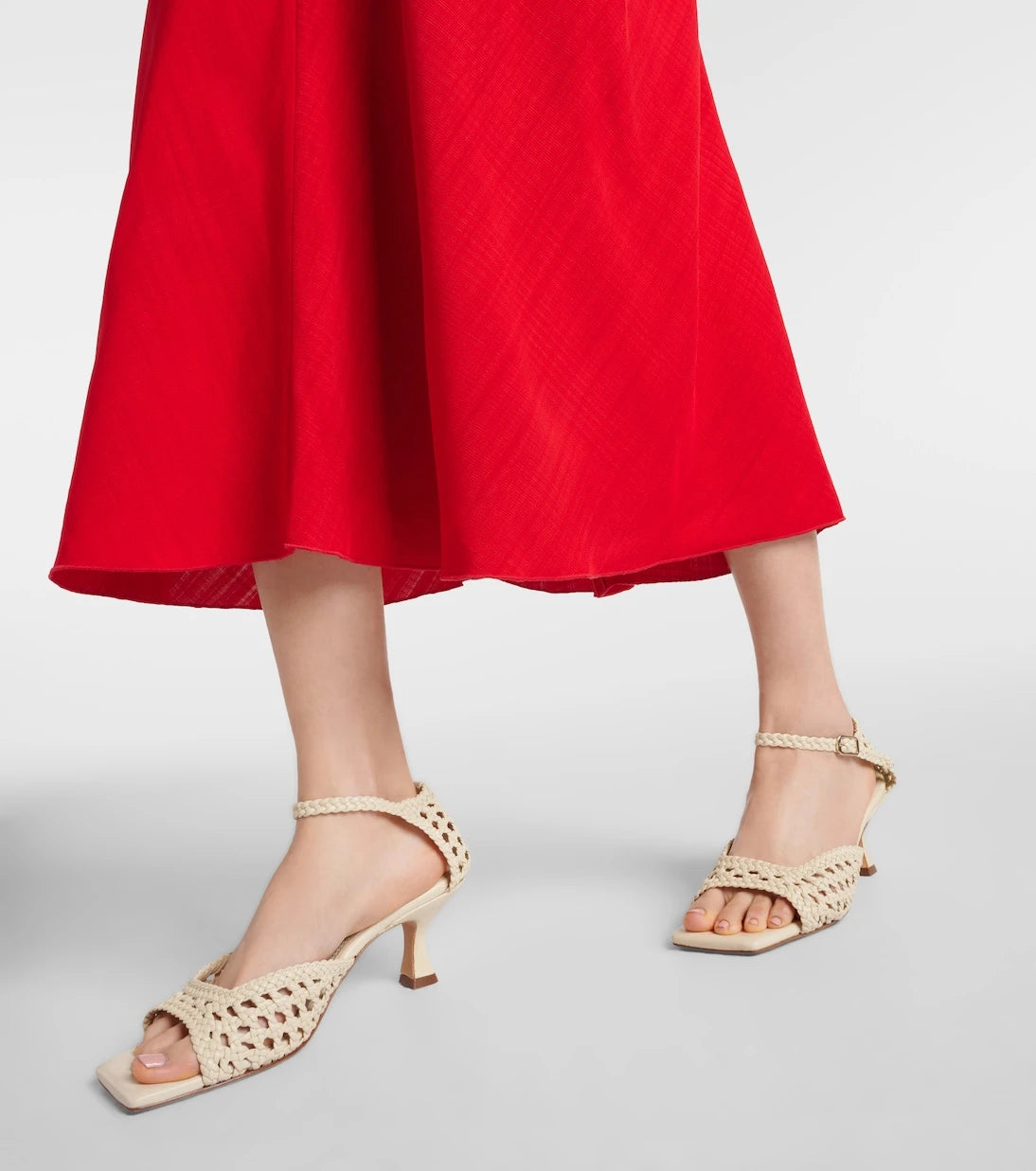 Souliers Martinez - Veronica woven leather sandals
