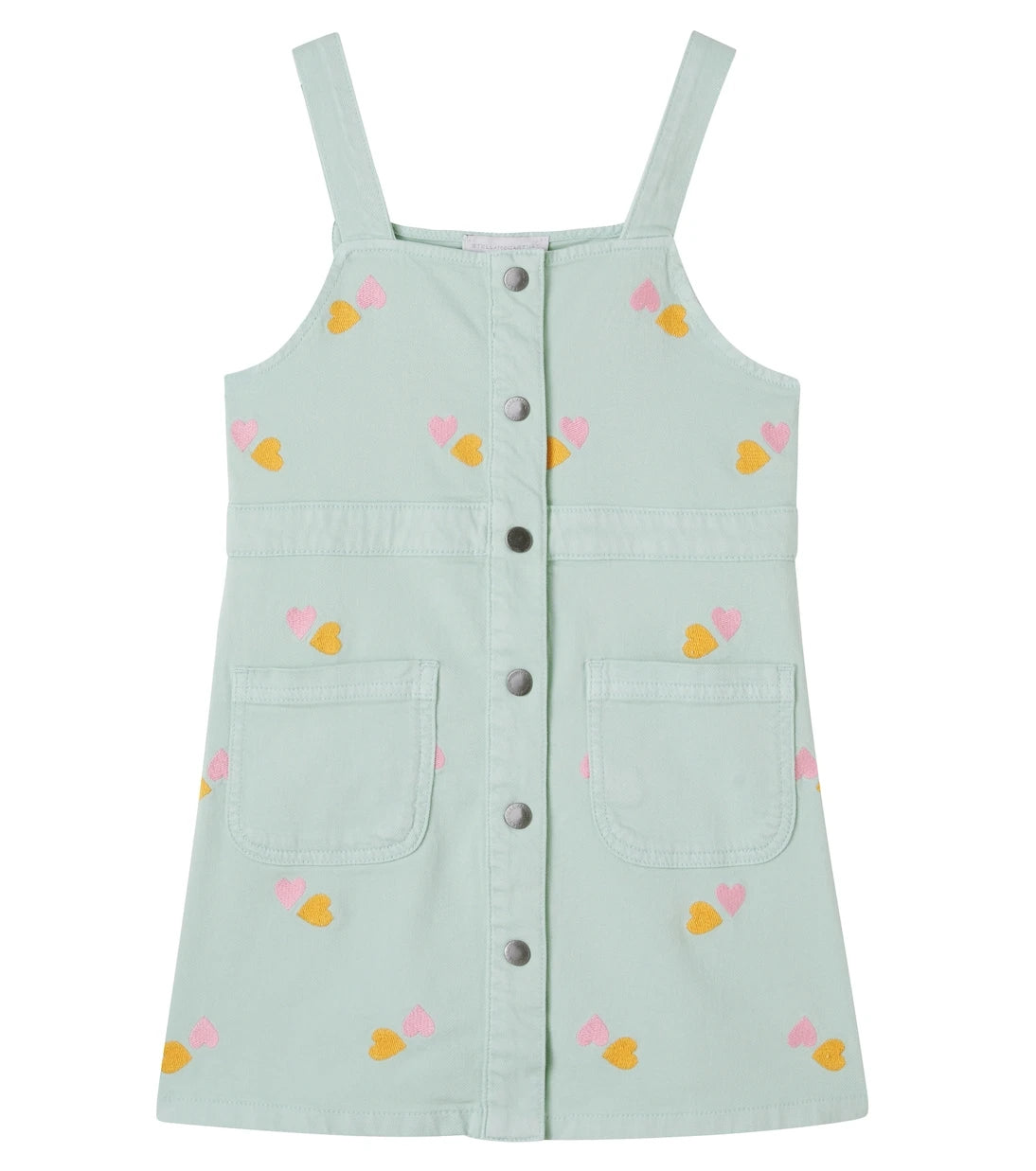 Stella McCartney Kids - Embroidered denim dress