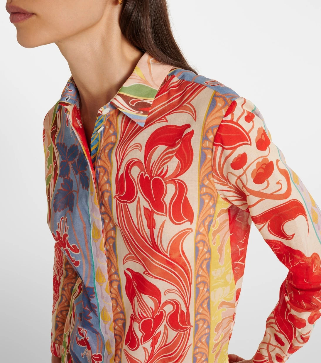 Etro - Printed cotton shirt