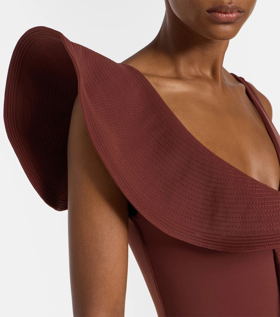 Johanna Ortiz - Boleros asymmetric ruffled swimsuit