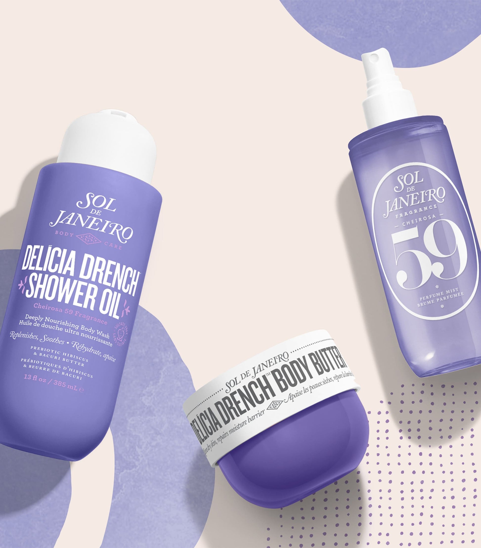 Delícia Drench Shower Oil (385ml)