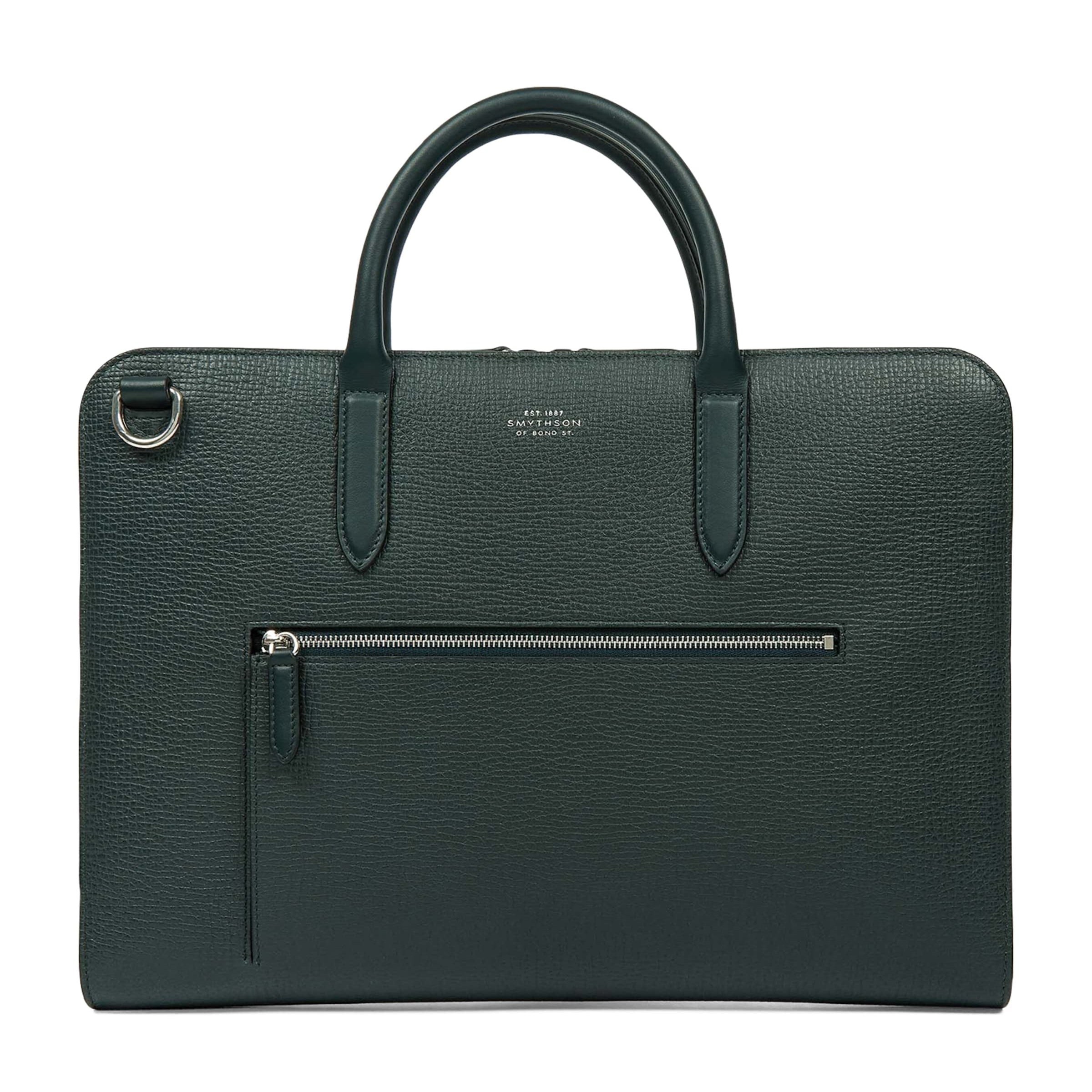 Ludlow Calf Leather Ultra Slim Briefcase