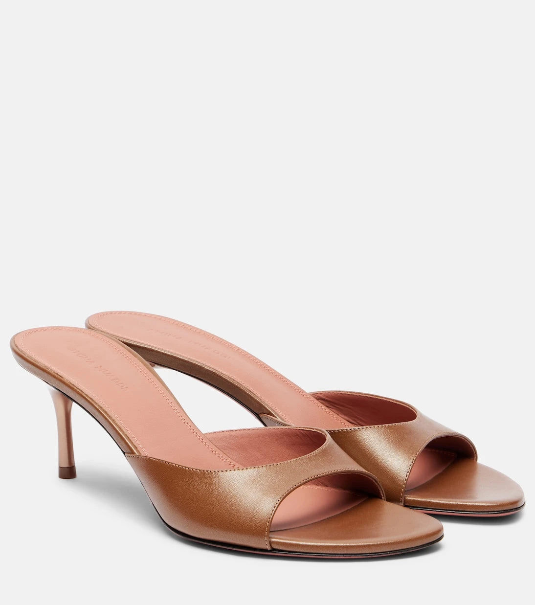 Amina Muaddi - Jeanne 60 leather mules