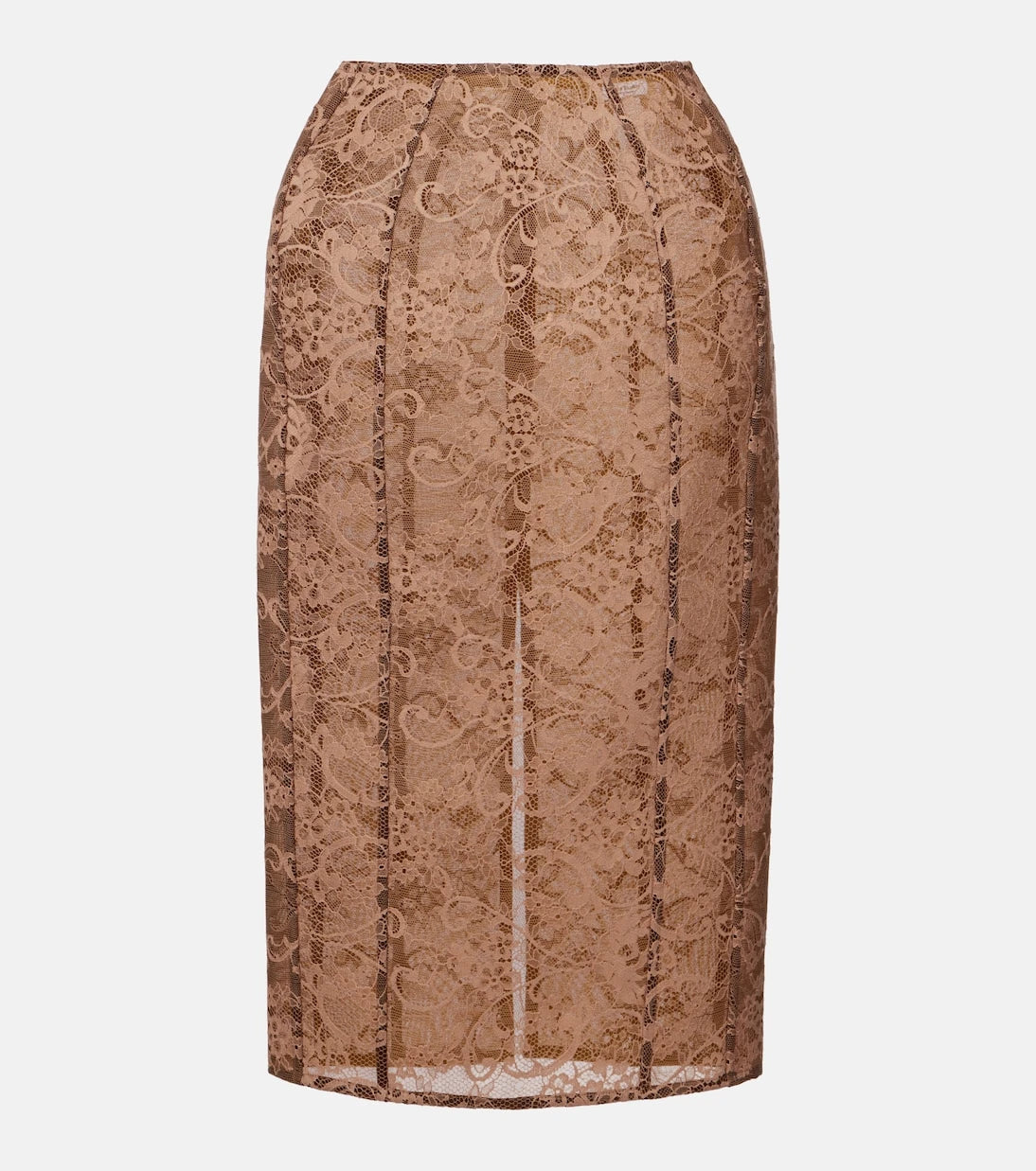 Acne Studios - Floral lace midi skirt