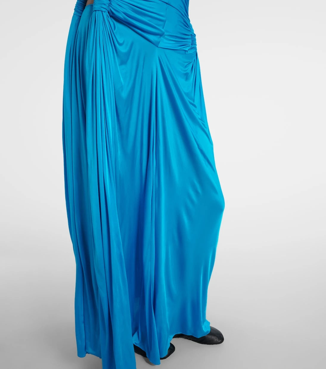 Loewe - Cutout draped jersey maxi dress