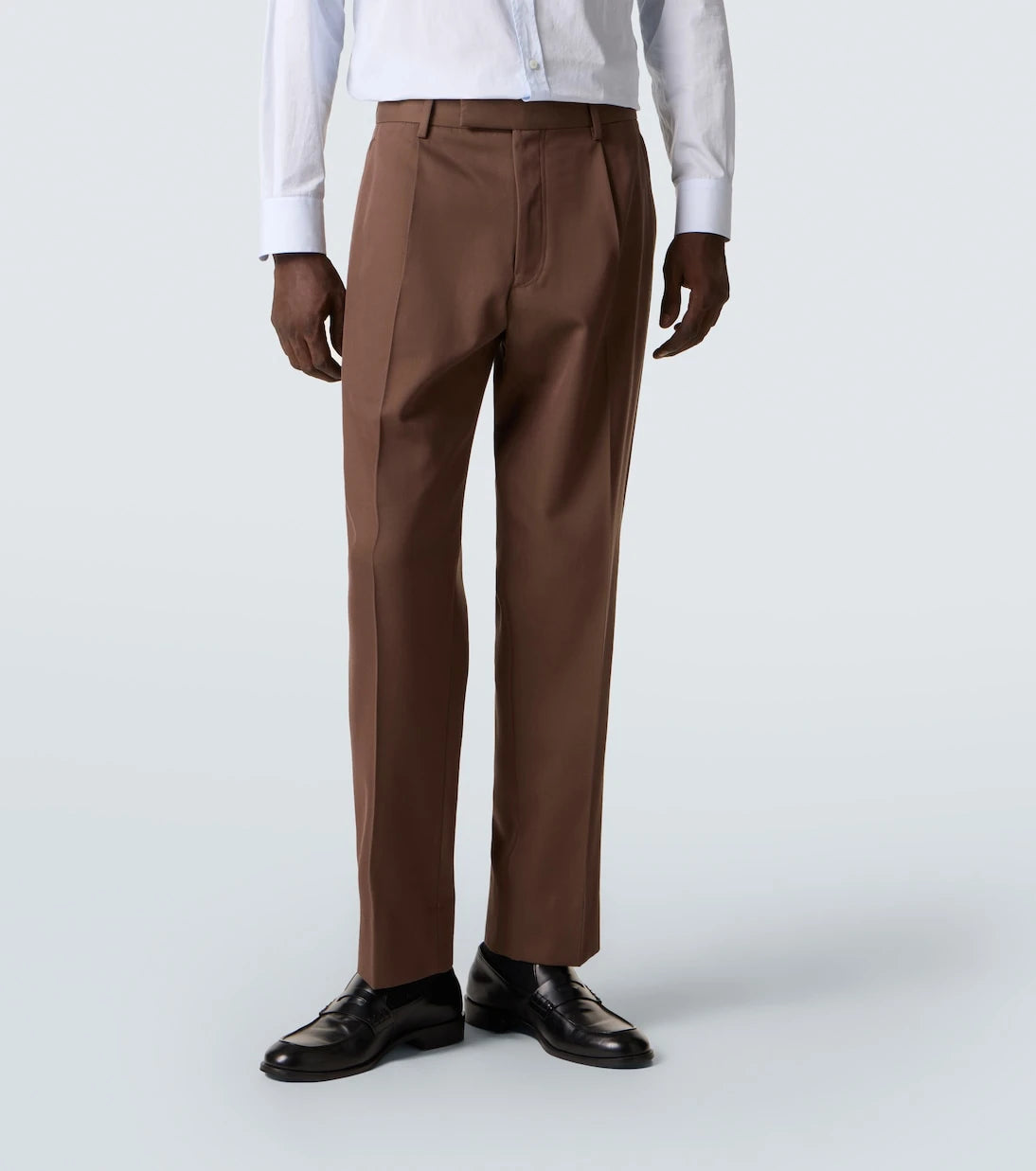 Zegna - Cotton and wool straight pants
