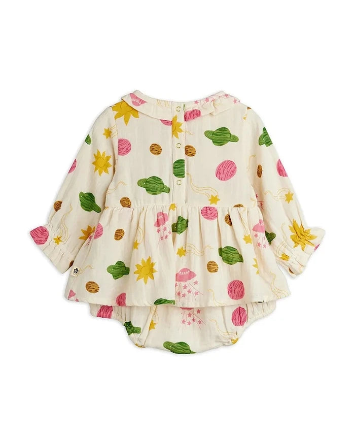 Mini Rodini Space Pamuk Bebek Body
