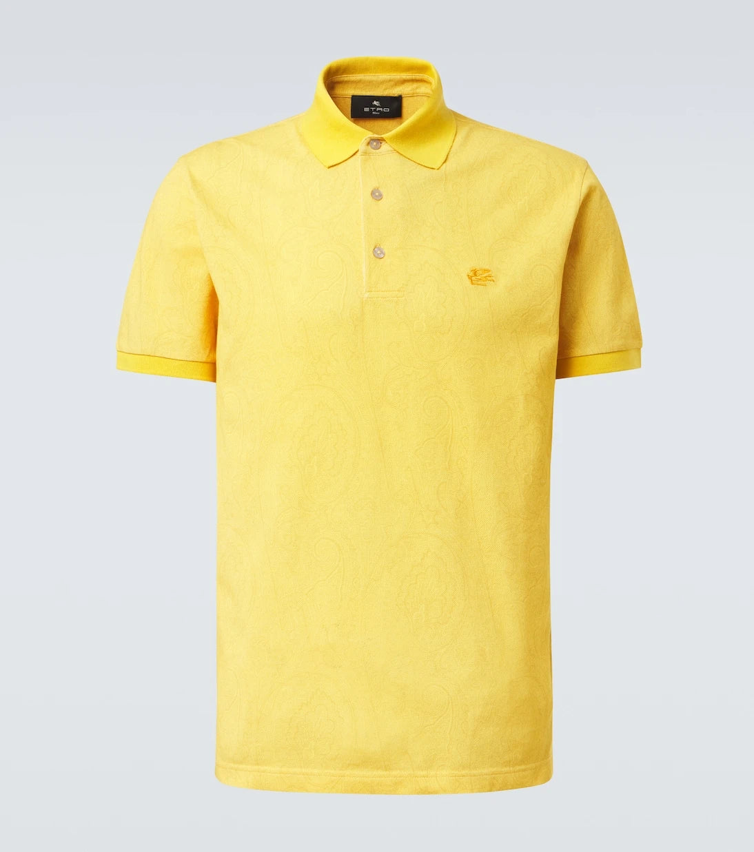 Etro - Paisley cotton piqué polo shirt