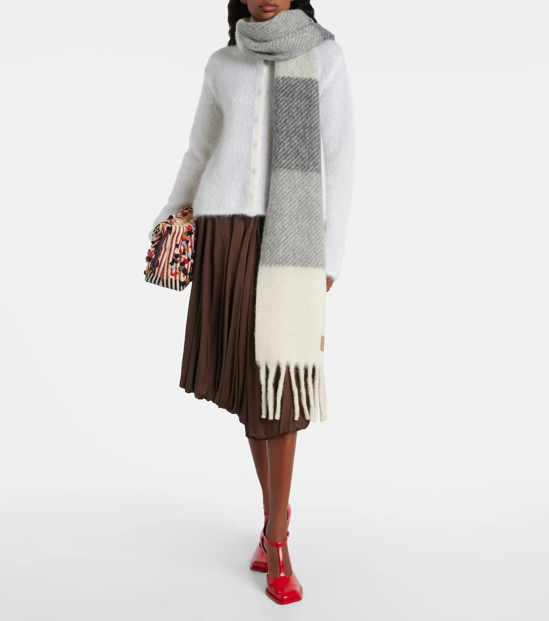 Loewe - Alpaca and wool-blend scarf