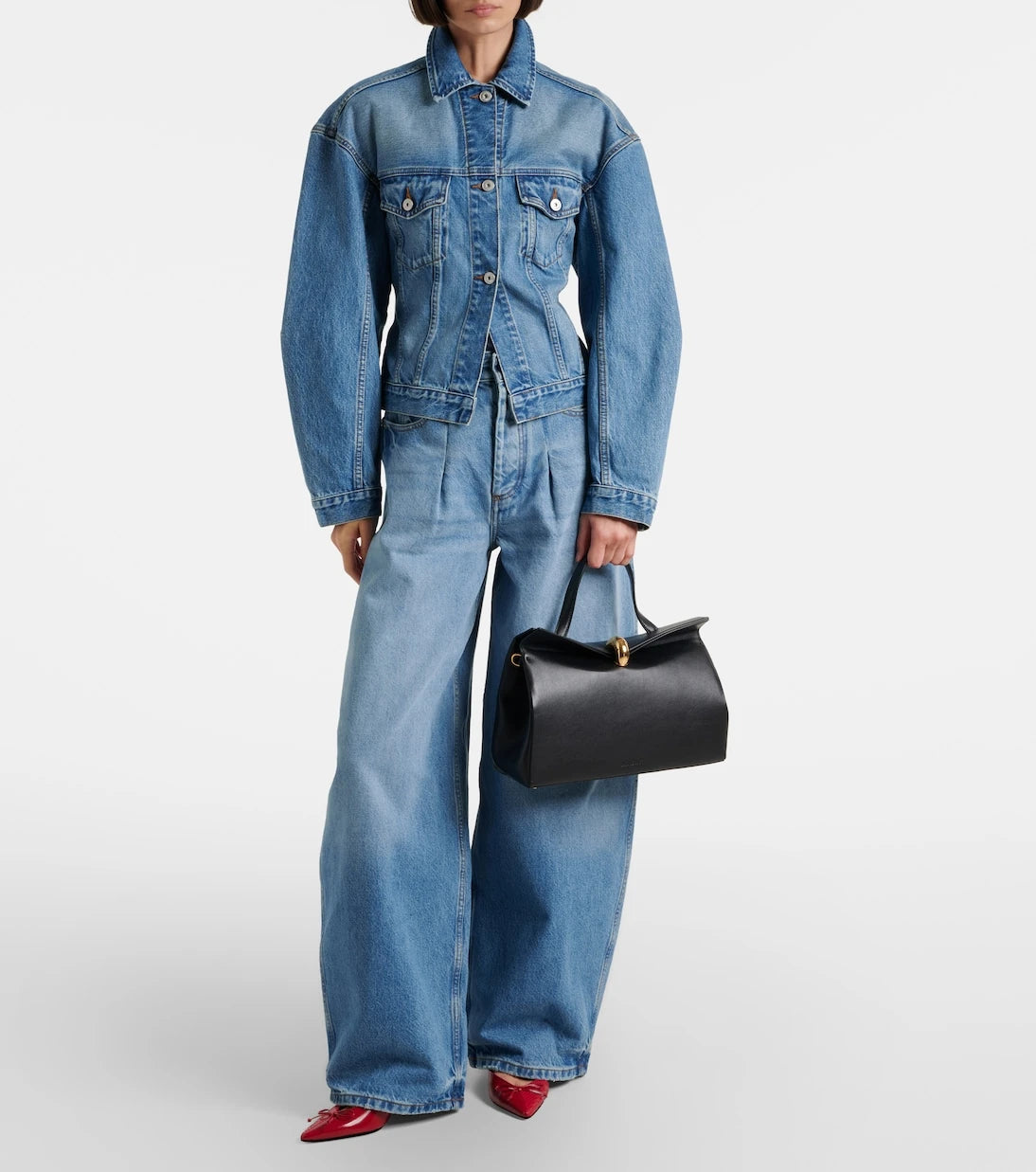 Jacquemus - Valerie Medium leather top-handle bag