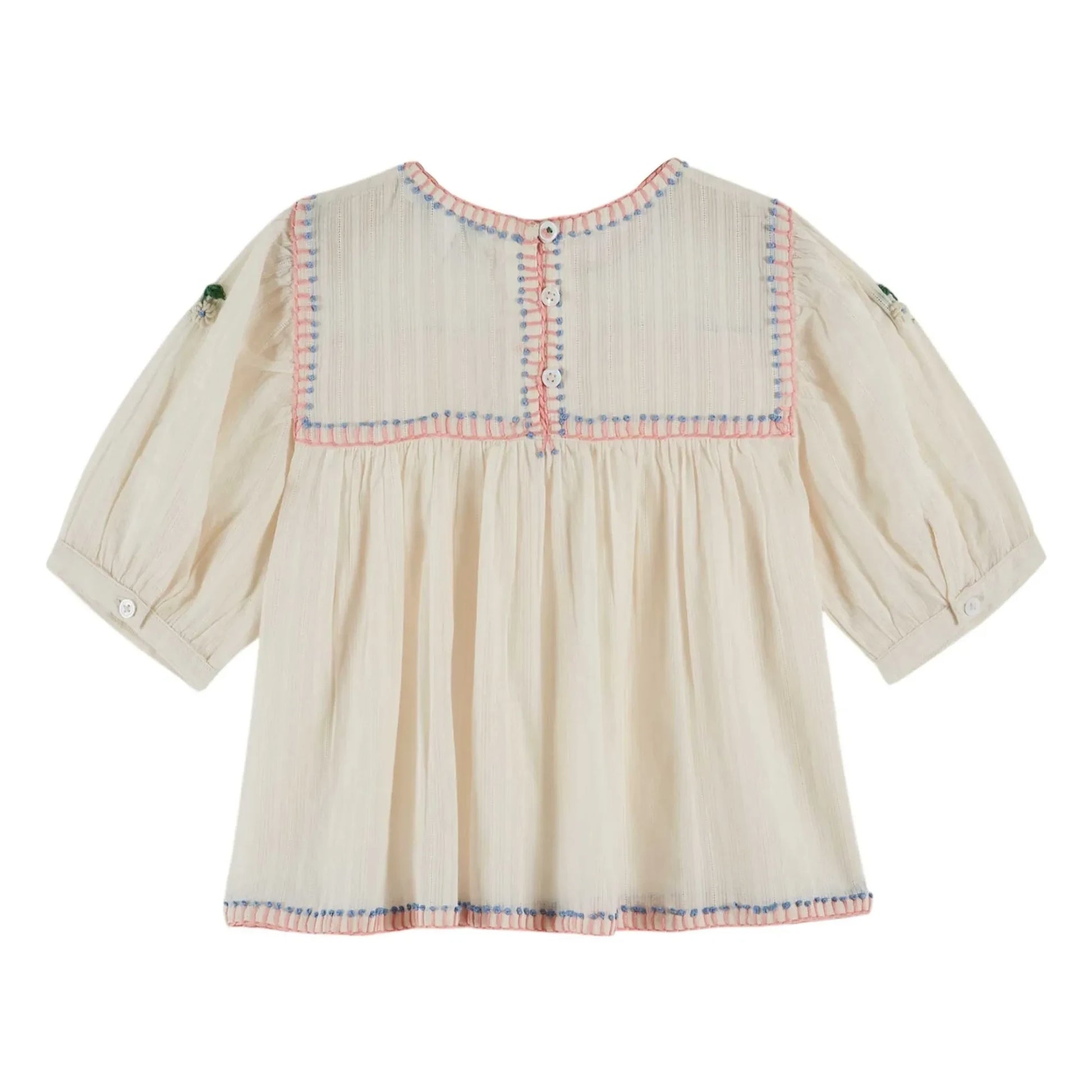 Emile et Ida - Embroidered blouse | Cream