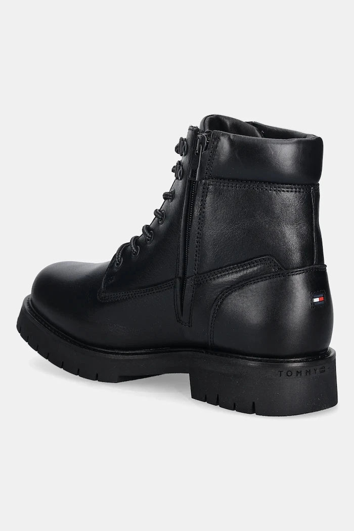 Tommy Hilfiger FLEX TH OUTDOOR RS LTH BOOT Deri Trekking Botları
