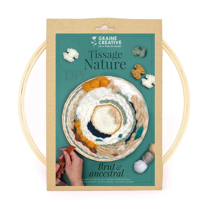 Graine Creative DIY Yuvarlak Goblen Seti Nature