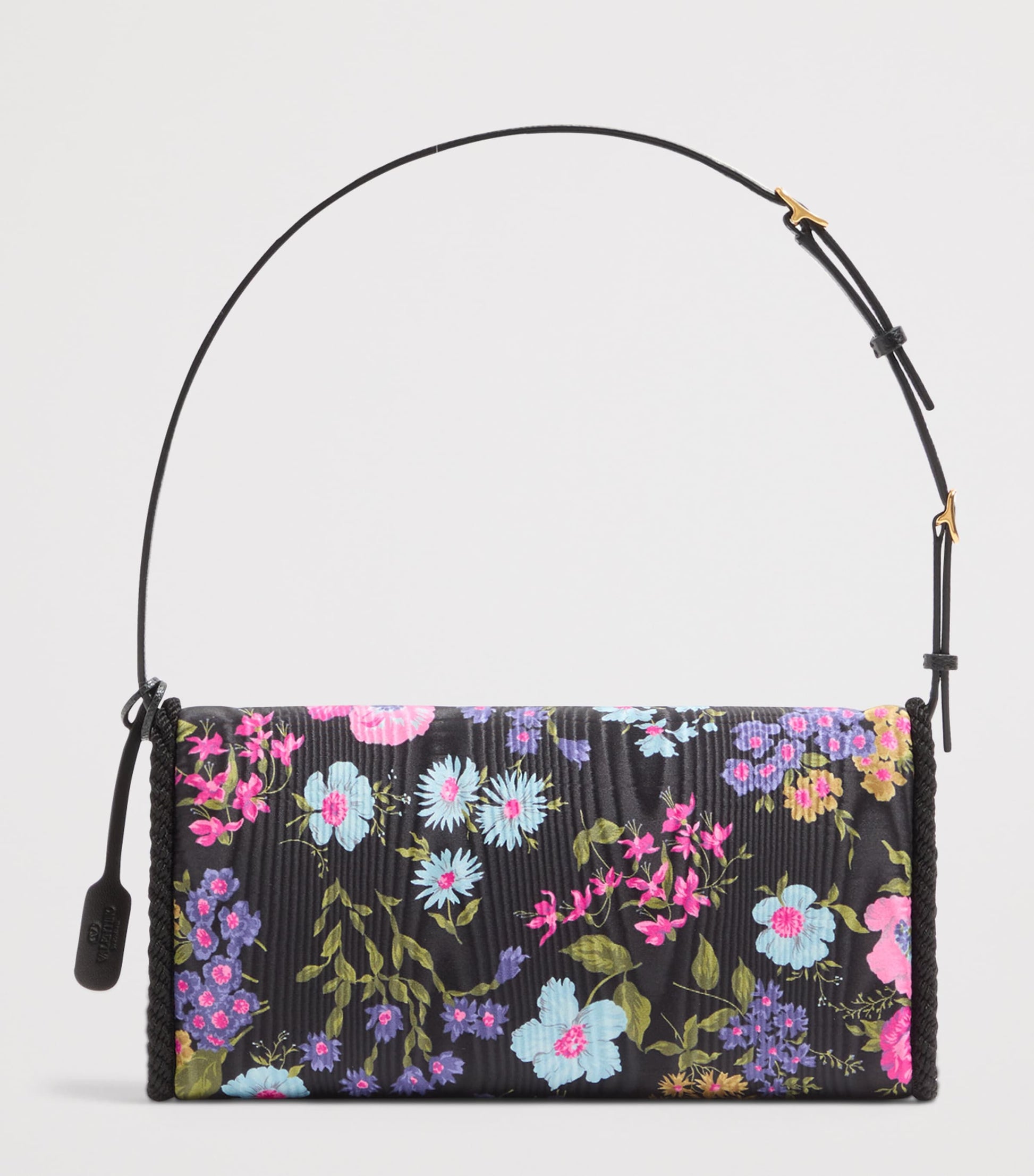 Valentino Garavani Small Moiré Papier Floral Shoulder Bag