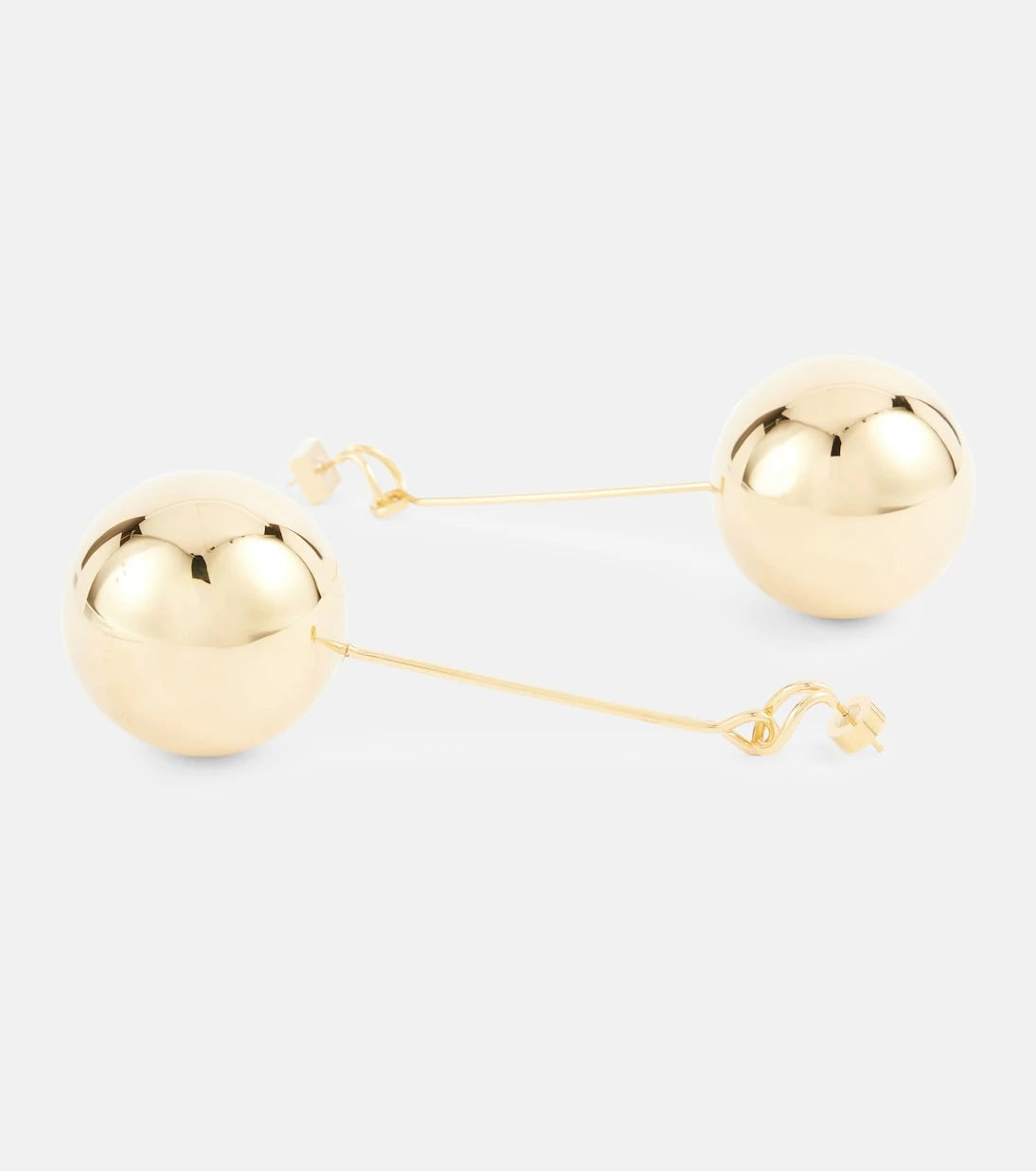 Jacquemus - Les Grandes Boucles Nodo drop earrings