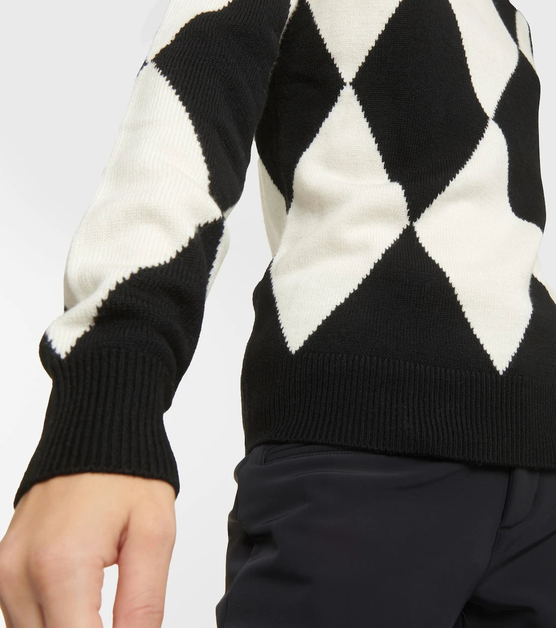 Perfect Moment - Diamond wool turtleneck sweater