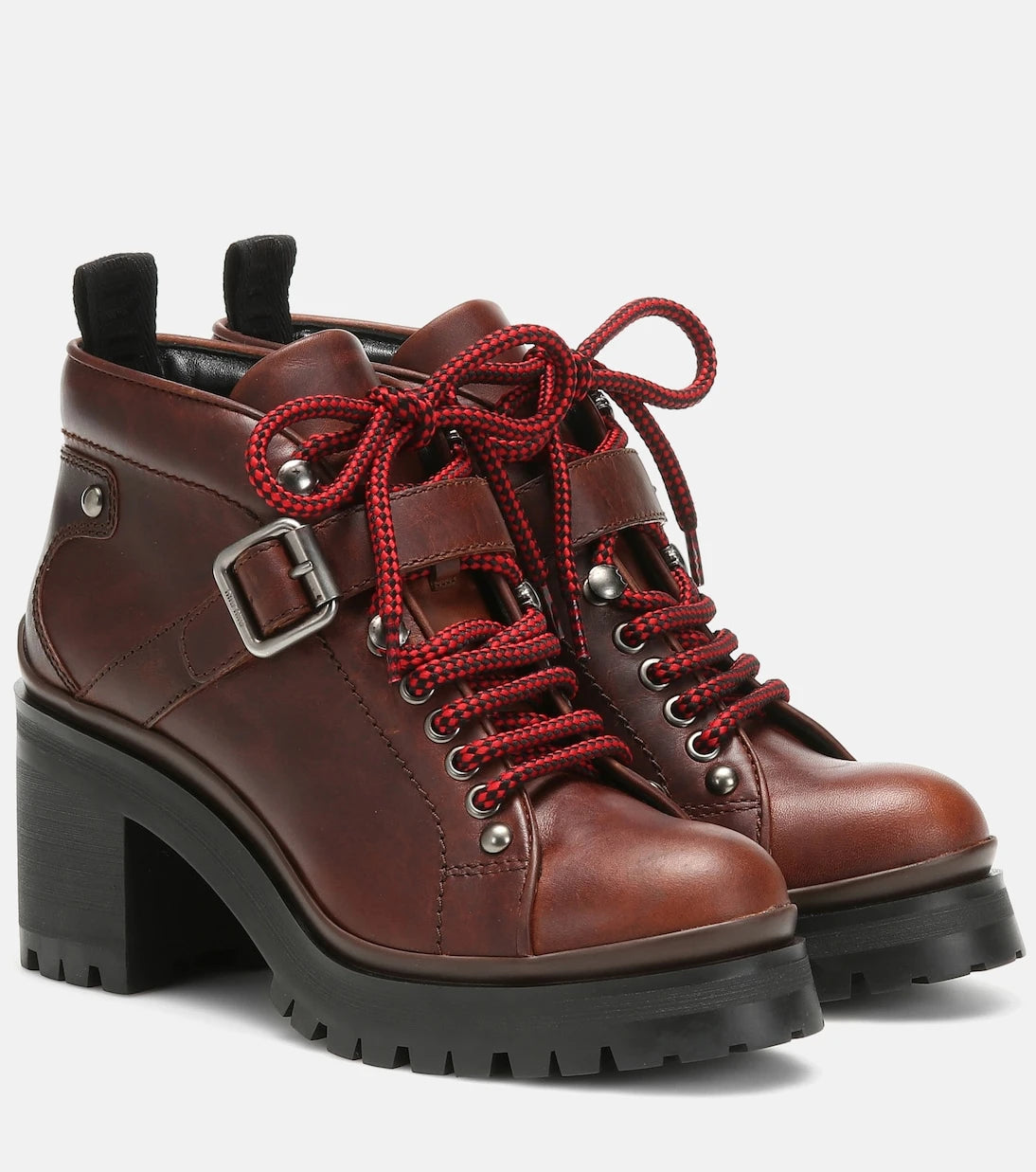 Miu Miu - Leather ankle boots