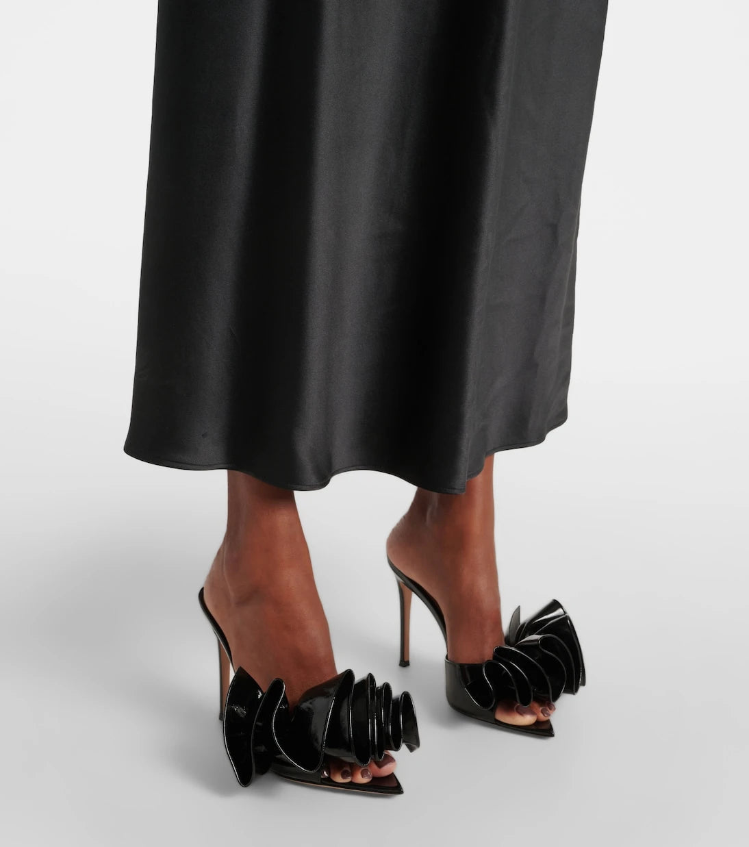 Gianvito Rossi - Gabrielle 105 leather mules