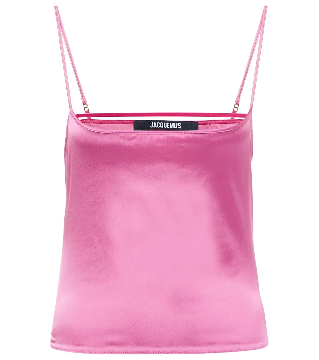 Jacquemus - Le Haut Tangelo satin tank top