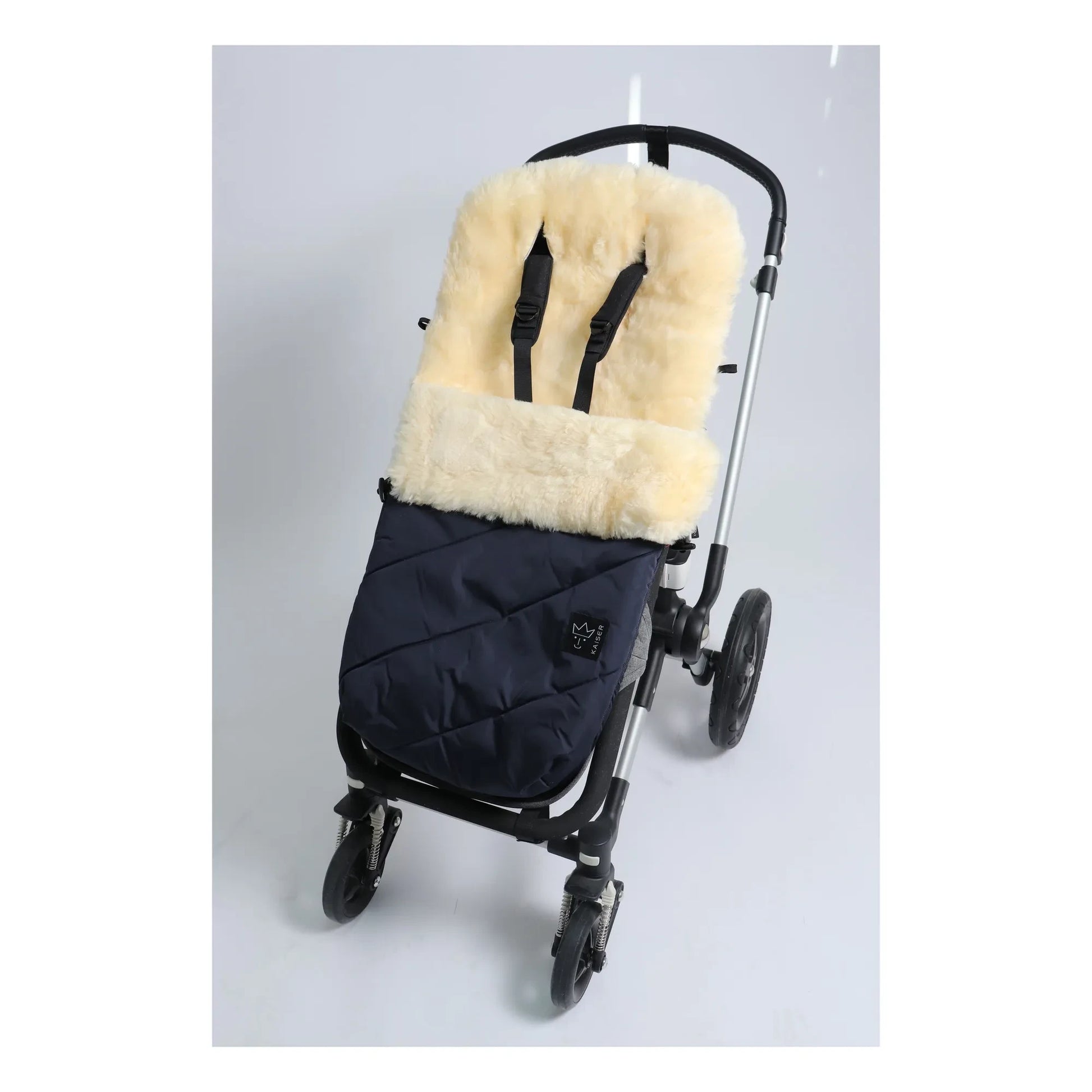 Kaiser - Hugo Lambskin Universal Footmuff | Navy blue