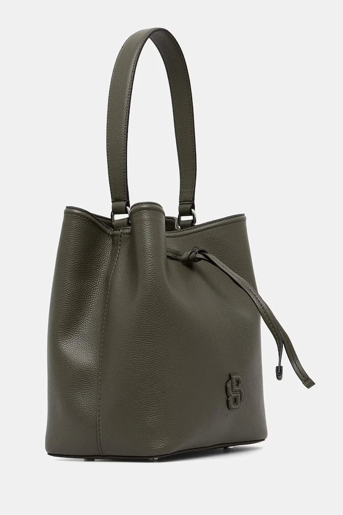 BOSS чанта дамска от имитация на кожа Anett Drawstring