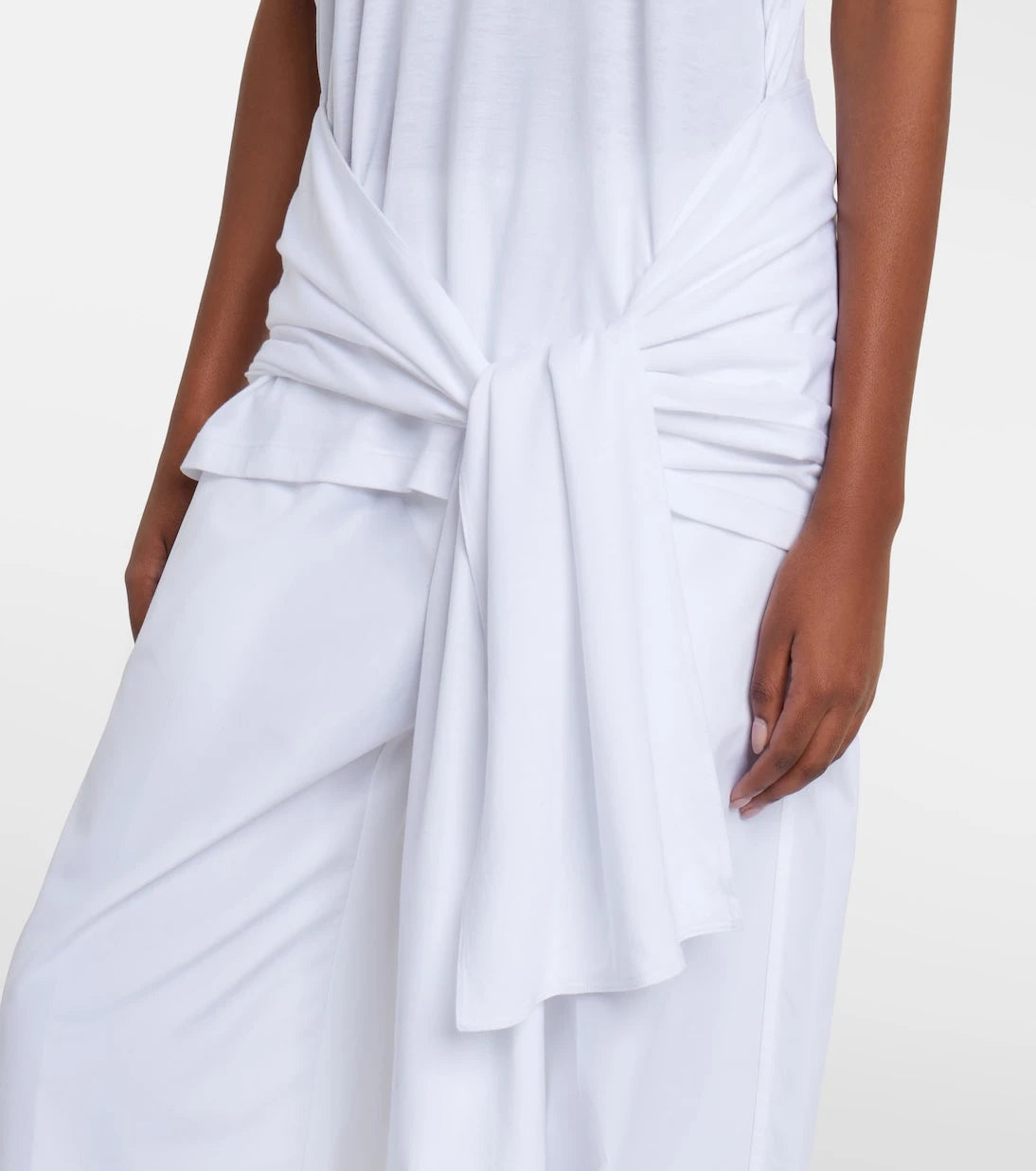 Toteme - Tie-waist jersey top