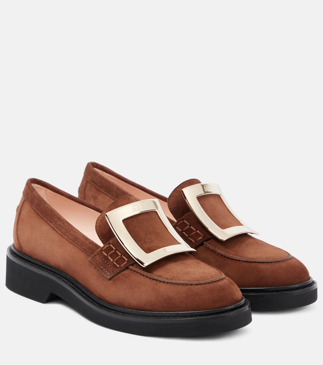 Roger Vivier - Viv' Rangers suede loafers
