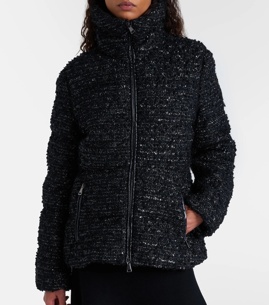 Moncler - Urbel tweed down jacket