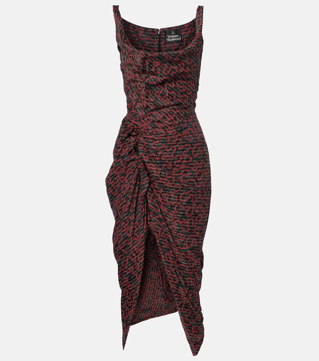 Vivienne Westwood - Panther printed midi dress