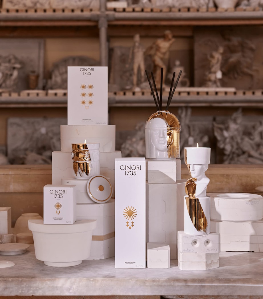 GINORI 1735 White Jealousy Room Diffuser Set – Refill