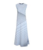 Embroidered Striped Maryse Maxi Dress OXFORD BLUE/COBALT