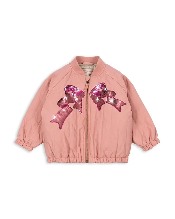 Детско яке бомбър Konges Sløjd JUNO SEQUIN BOMBER JACKET