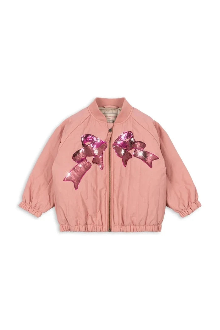 Детско яке бомбър Konges Sløjd JUNO SEQUIN BOMBER JACKET