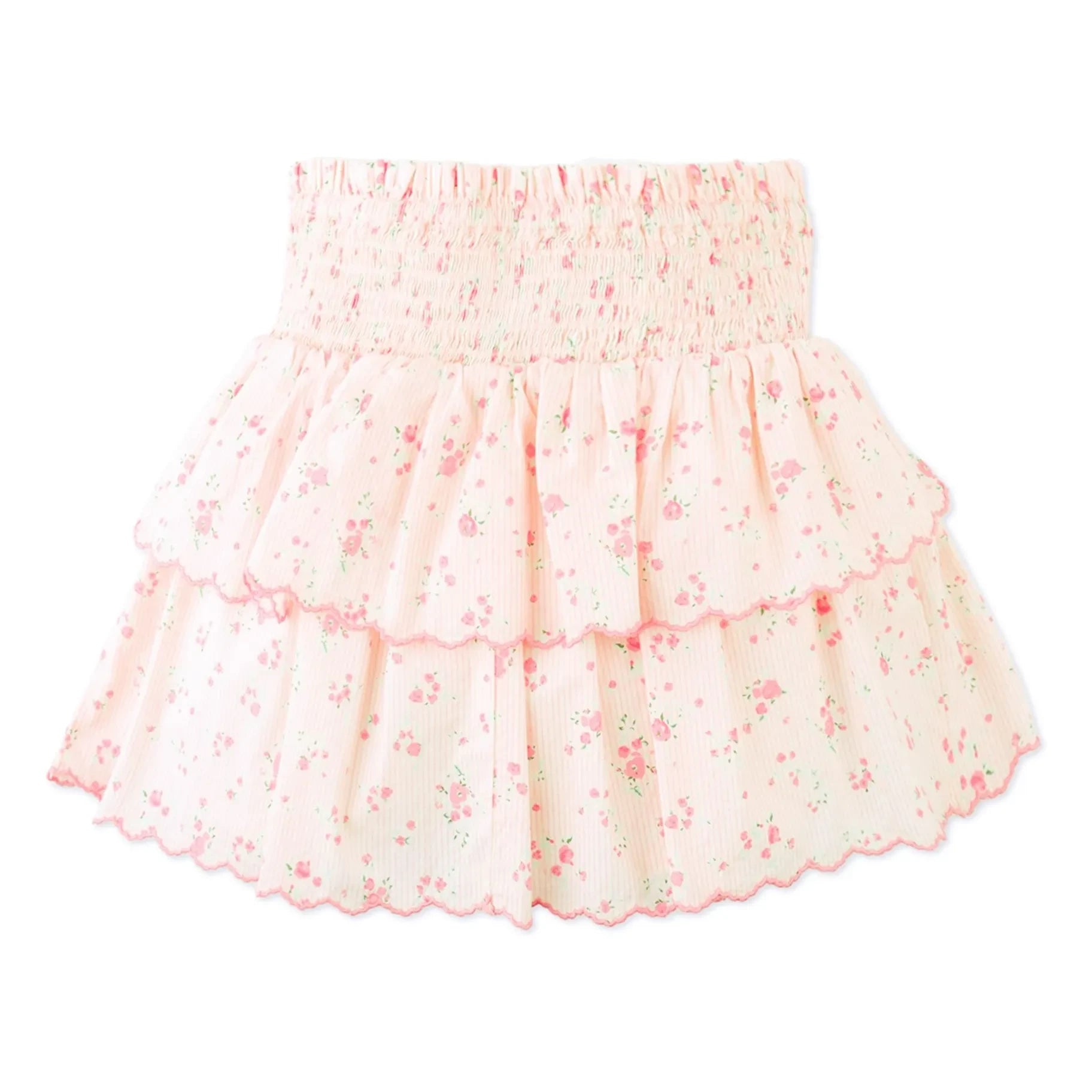 Gingersnaps - Short Bea Smocked Skirt | Pale Pink