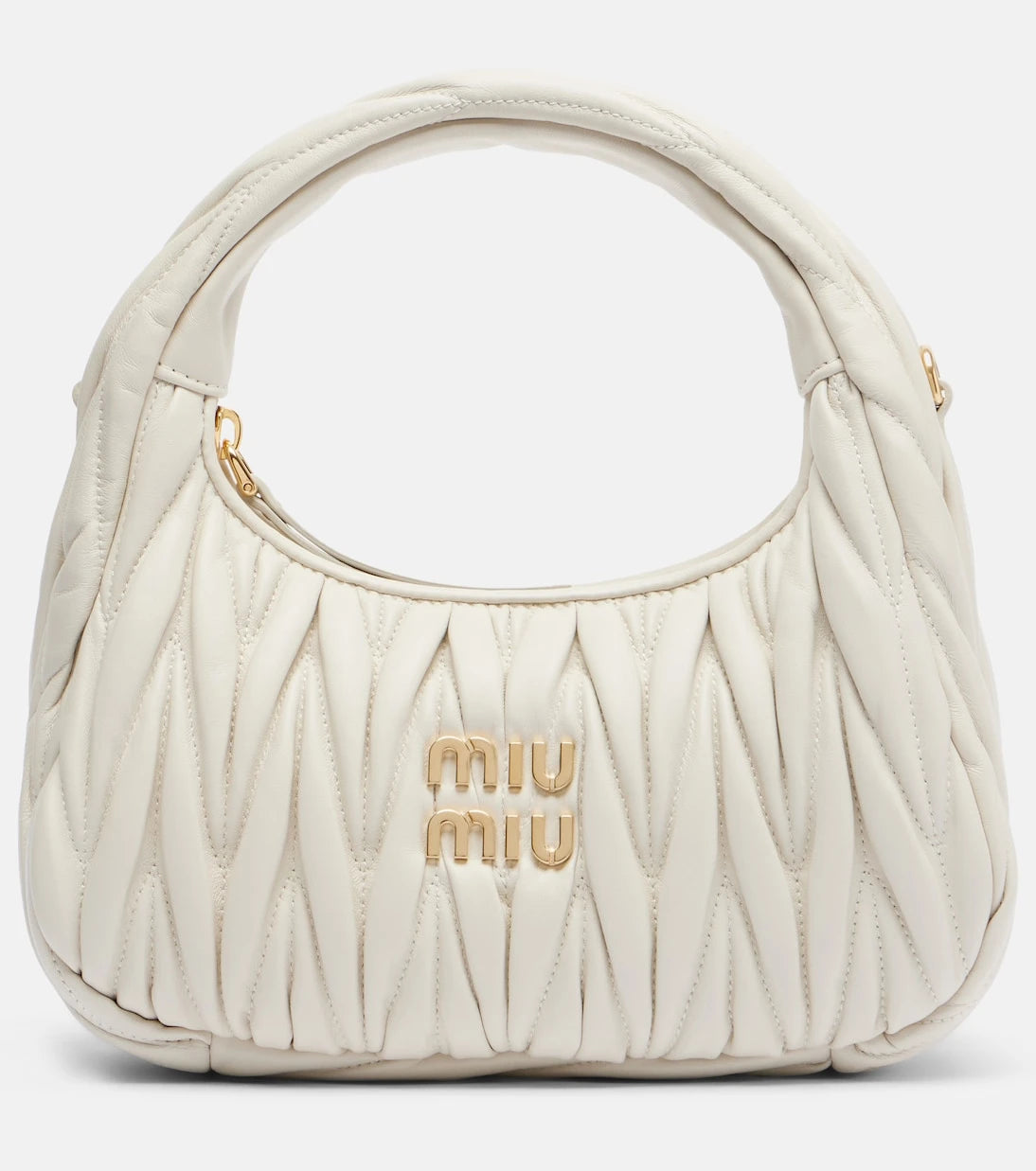 Miu Miu - Wander Small leather top-handle bag