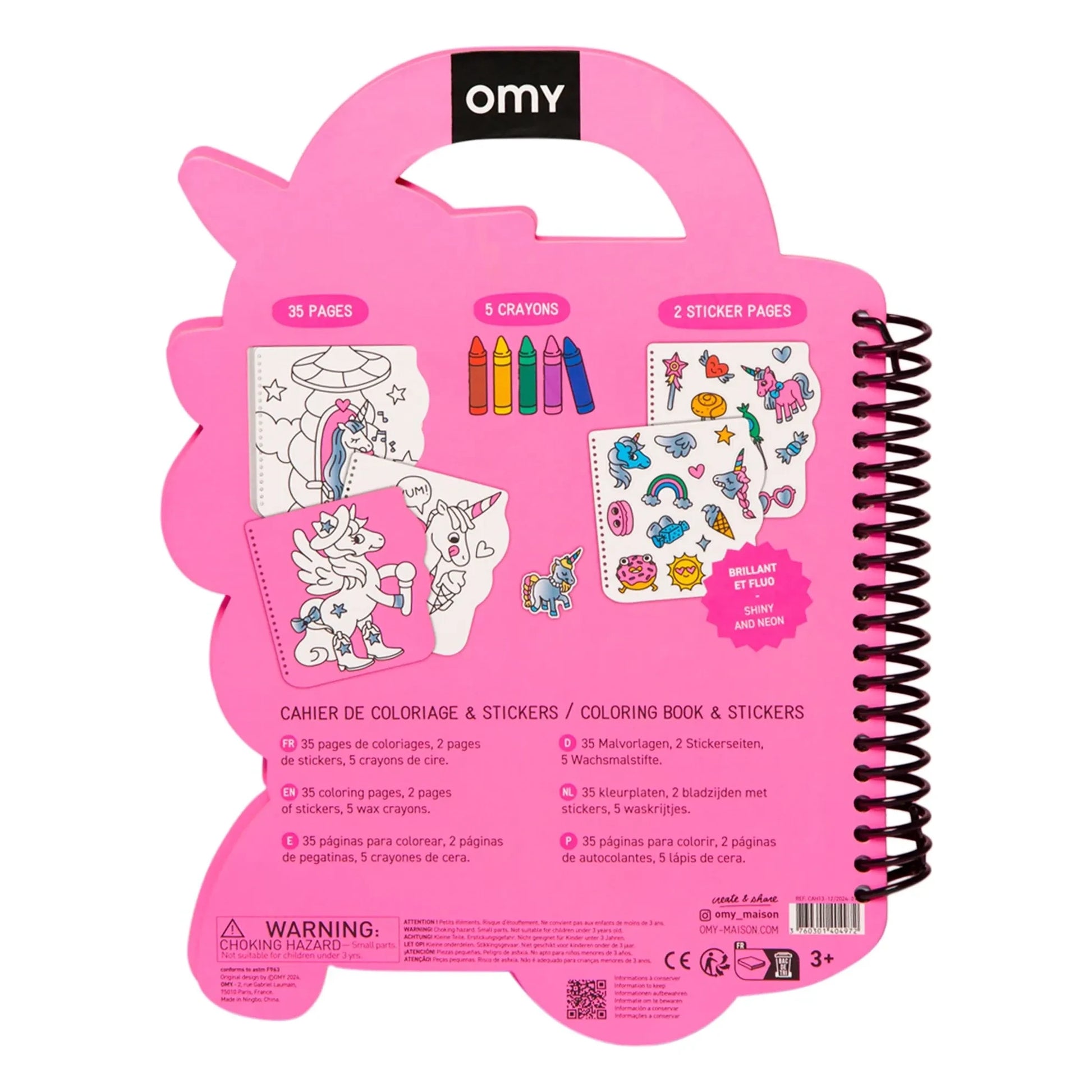 Omy - Lily coloring book with stickers