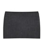 Givenchy Grey Wool Mini Skirt
