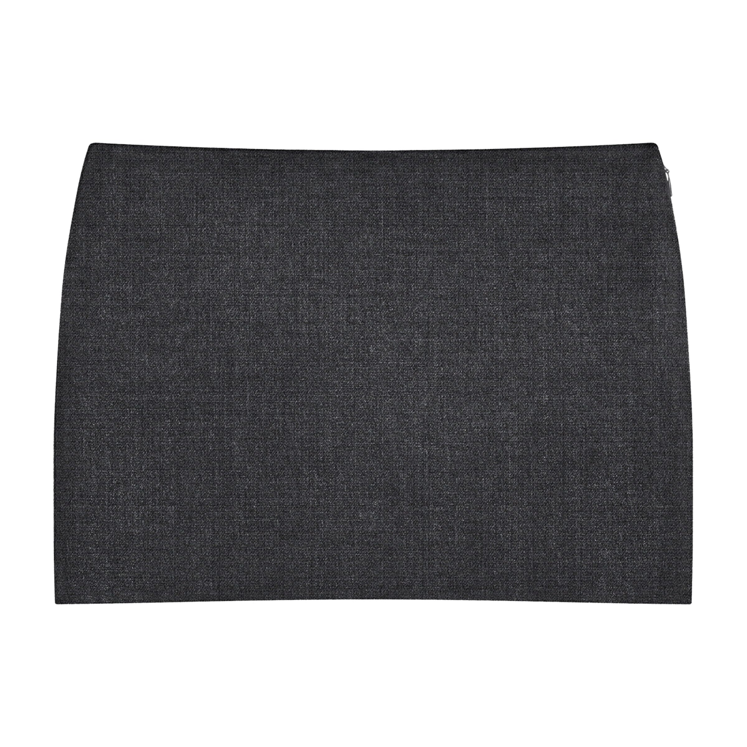 Givenchy Grey Wool Mini Skirt