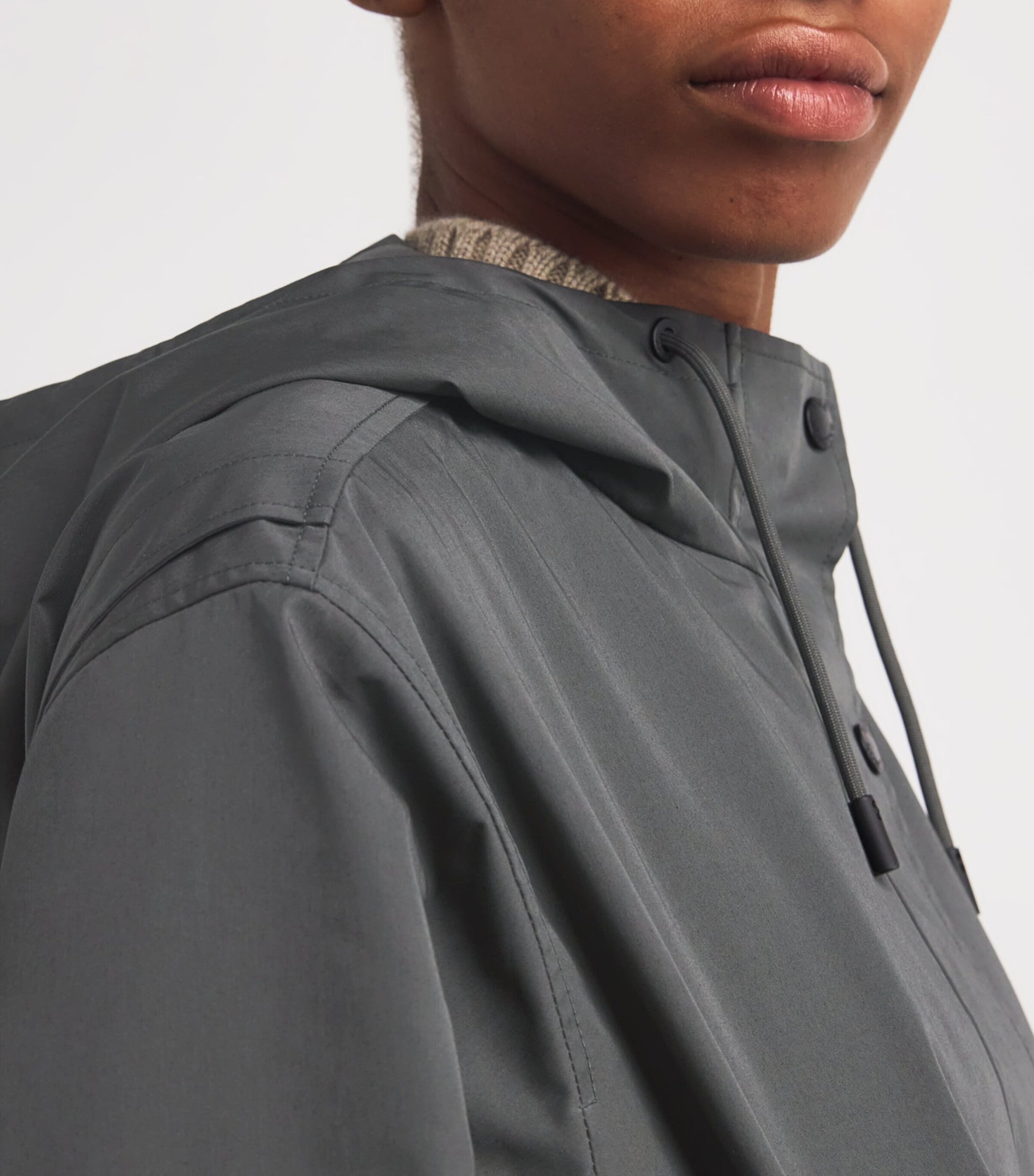 Yves Salomon Waterproof Fur-Trim Parka Coat