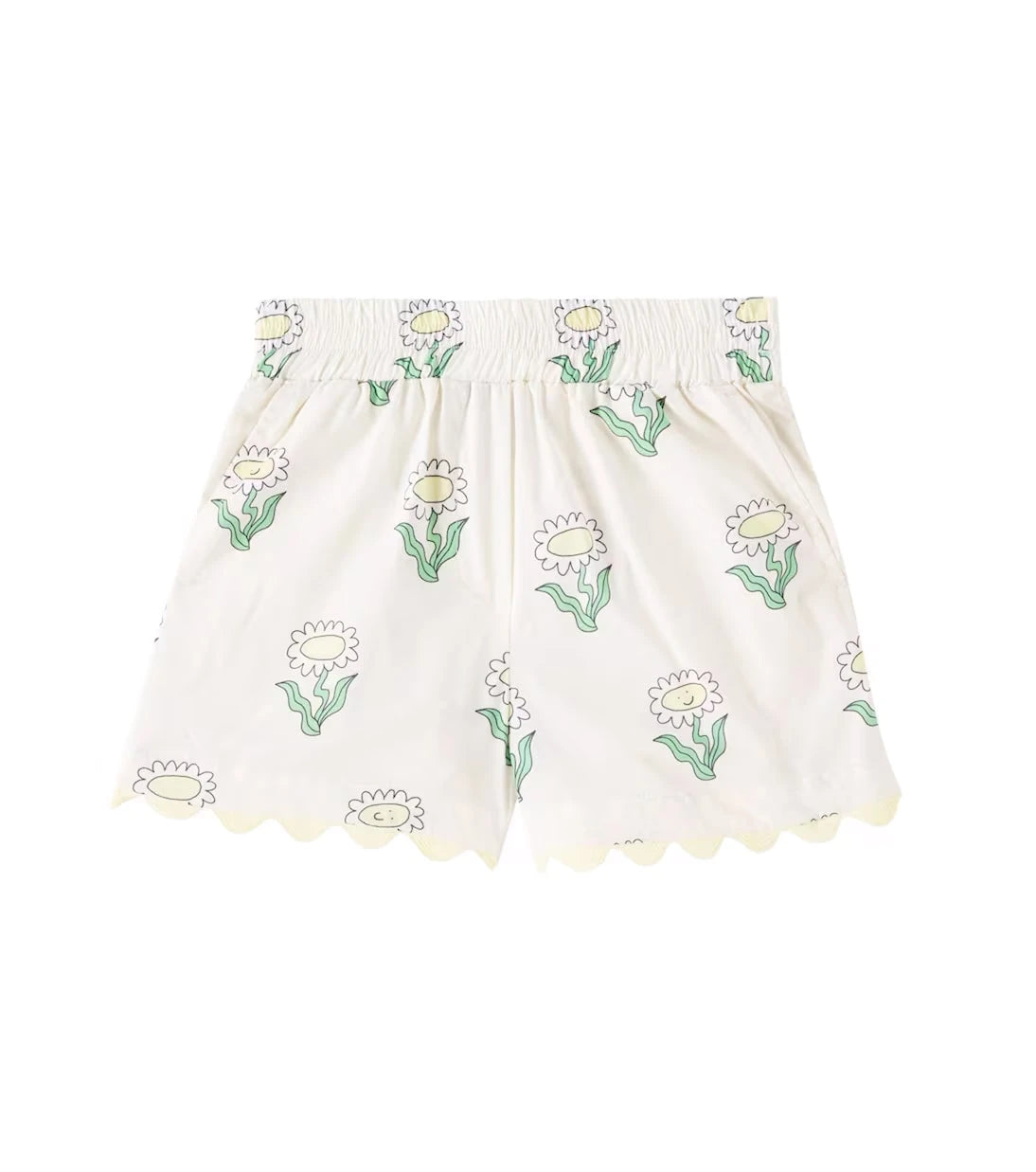Stella McCartney Kids - شورت برمودا بطبعة من القطن