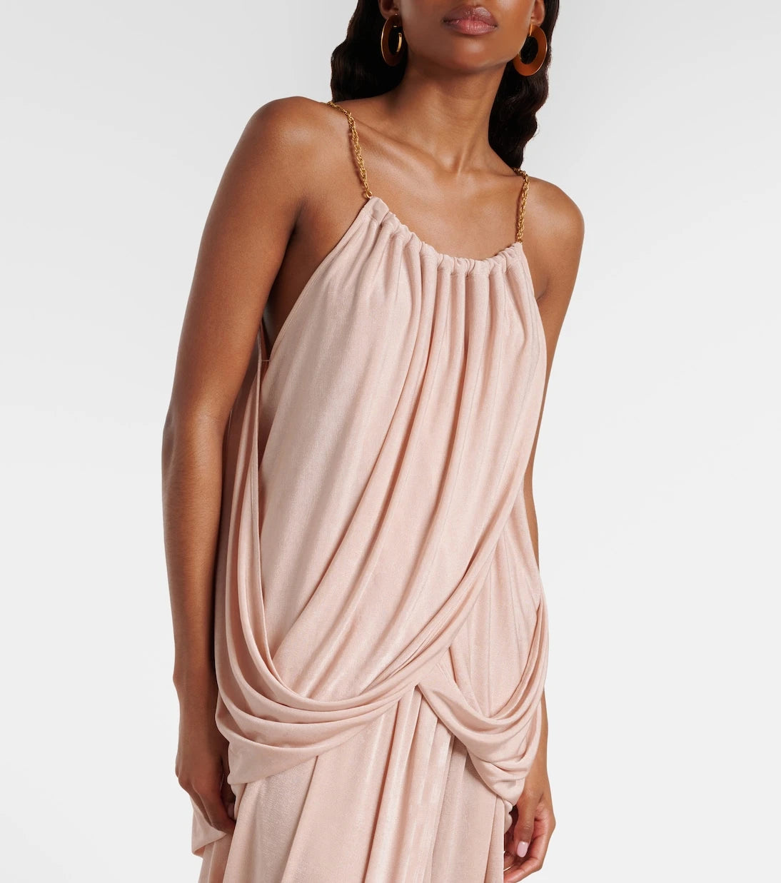 Xu Zhi - Chain-detail draped top